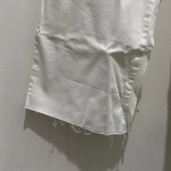 J. Crew Women’s Wide Leg Crop White Jeans Size 29 Flawed NWT - Picture 5 of 9